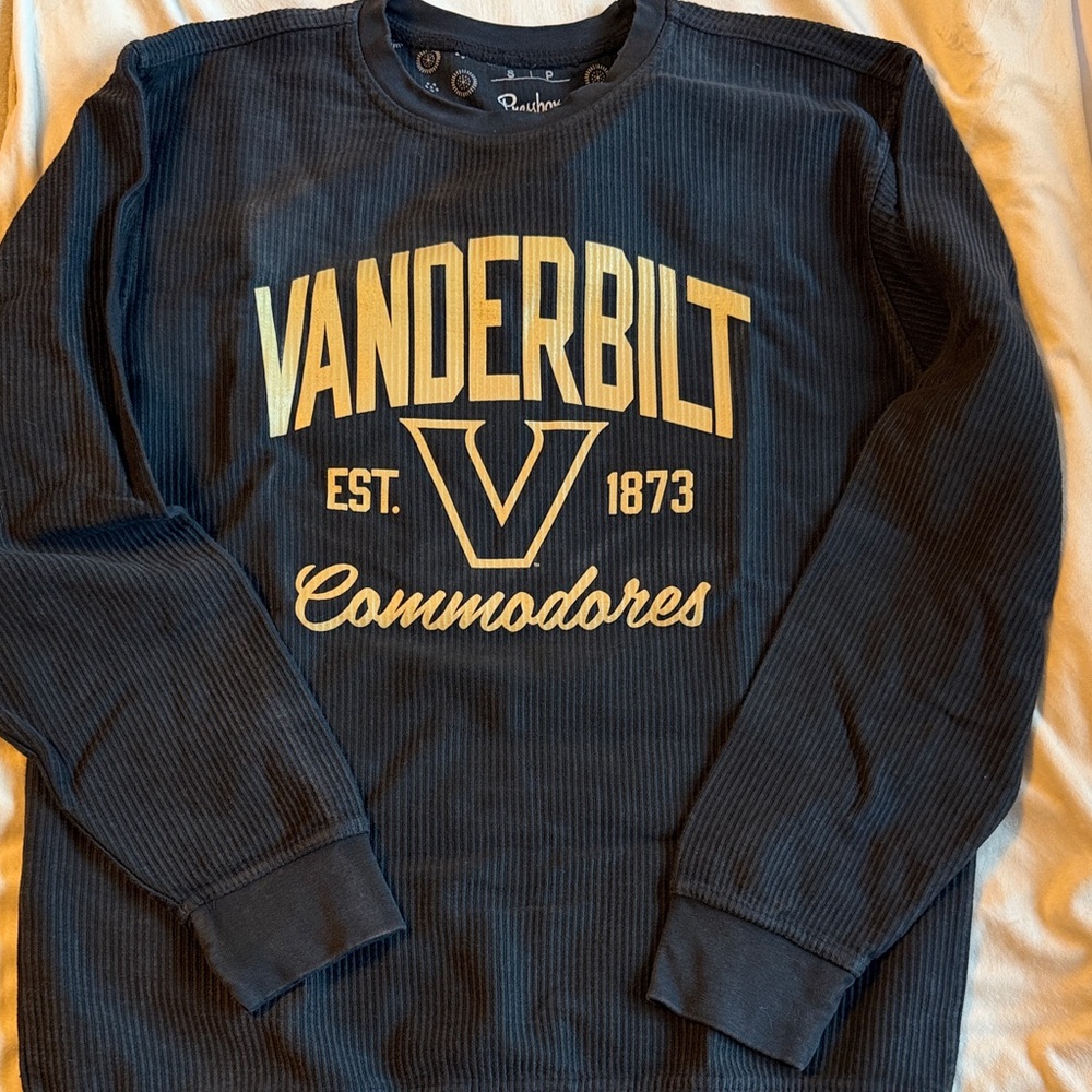 Vanderbilt Commodores Black Graphic Crewneck